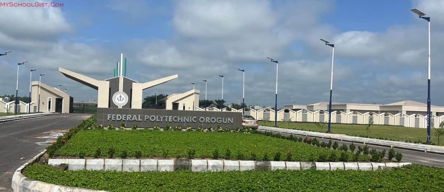 Federal Polytechnic Orogun Post UTME Form