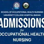 UCH Ibadan Post Basic Occupational Health Nursing Course Admission Form 2025/2026