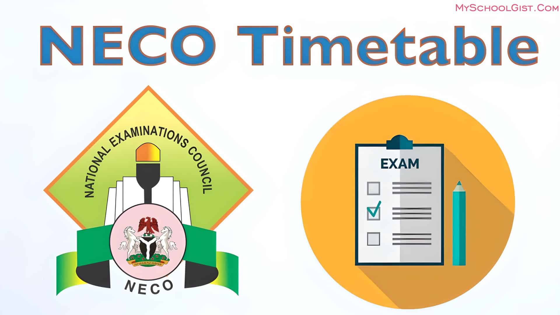 National Examinations Council (NECO) Exam Timetable