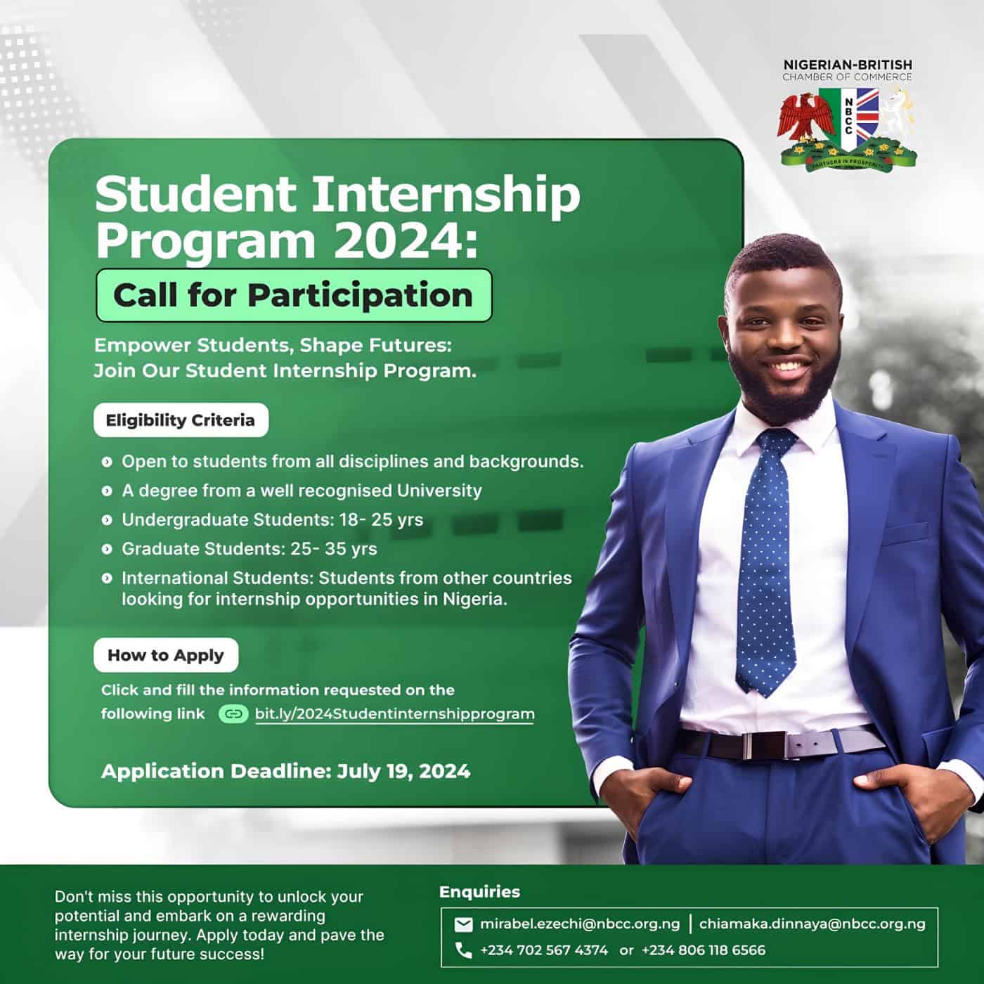 Nigerian British Chamber of Commerce (NBCC) Internship Program