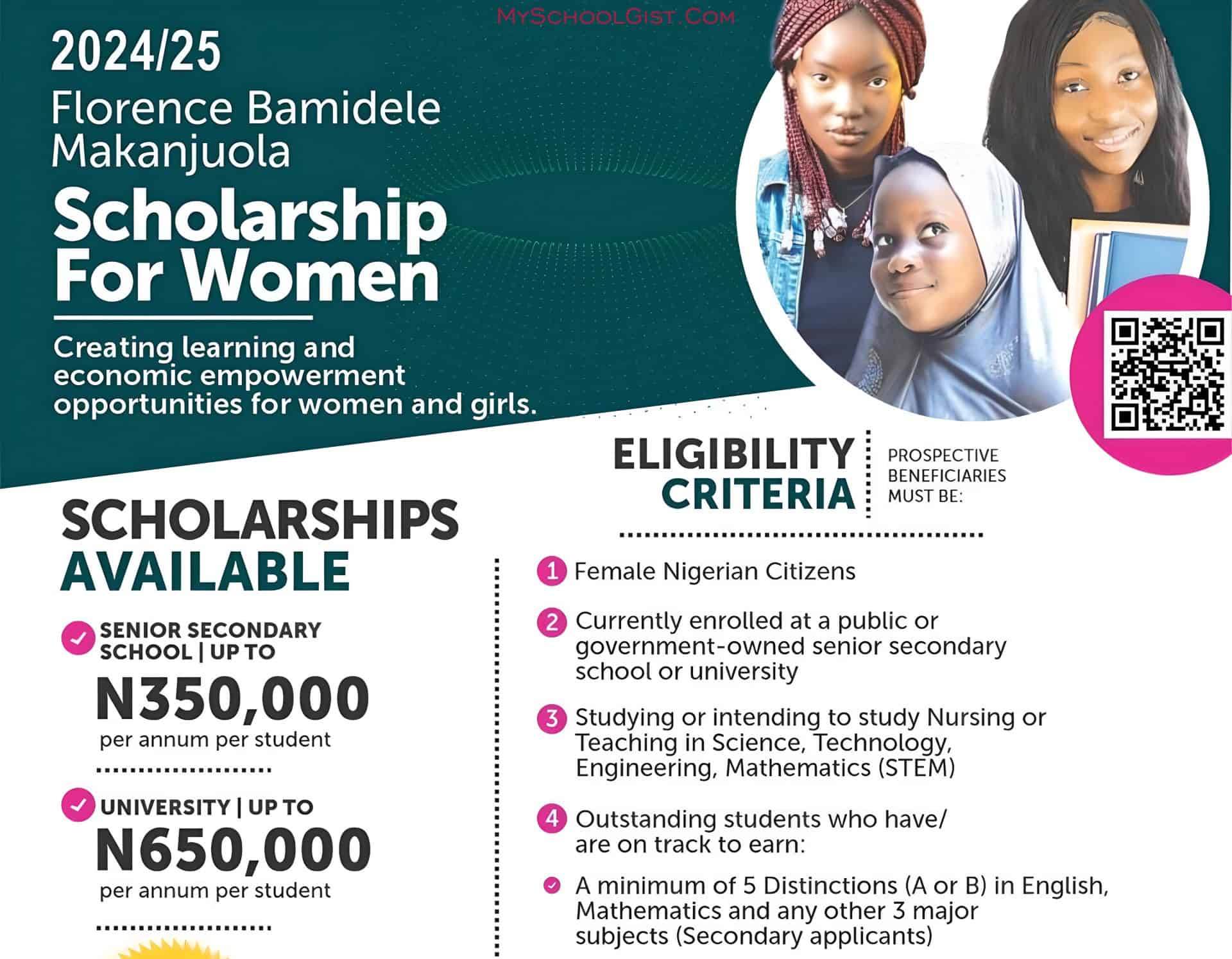 Florence Bamidele Makanjuola (FBM) Scholarship