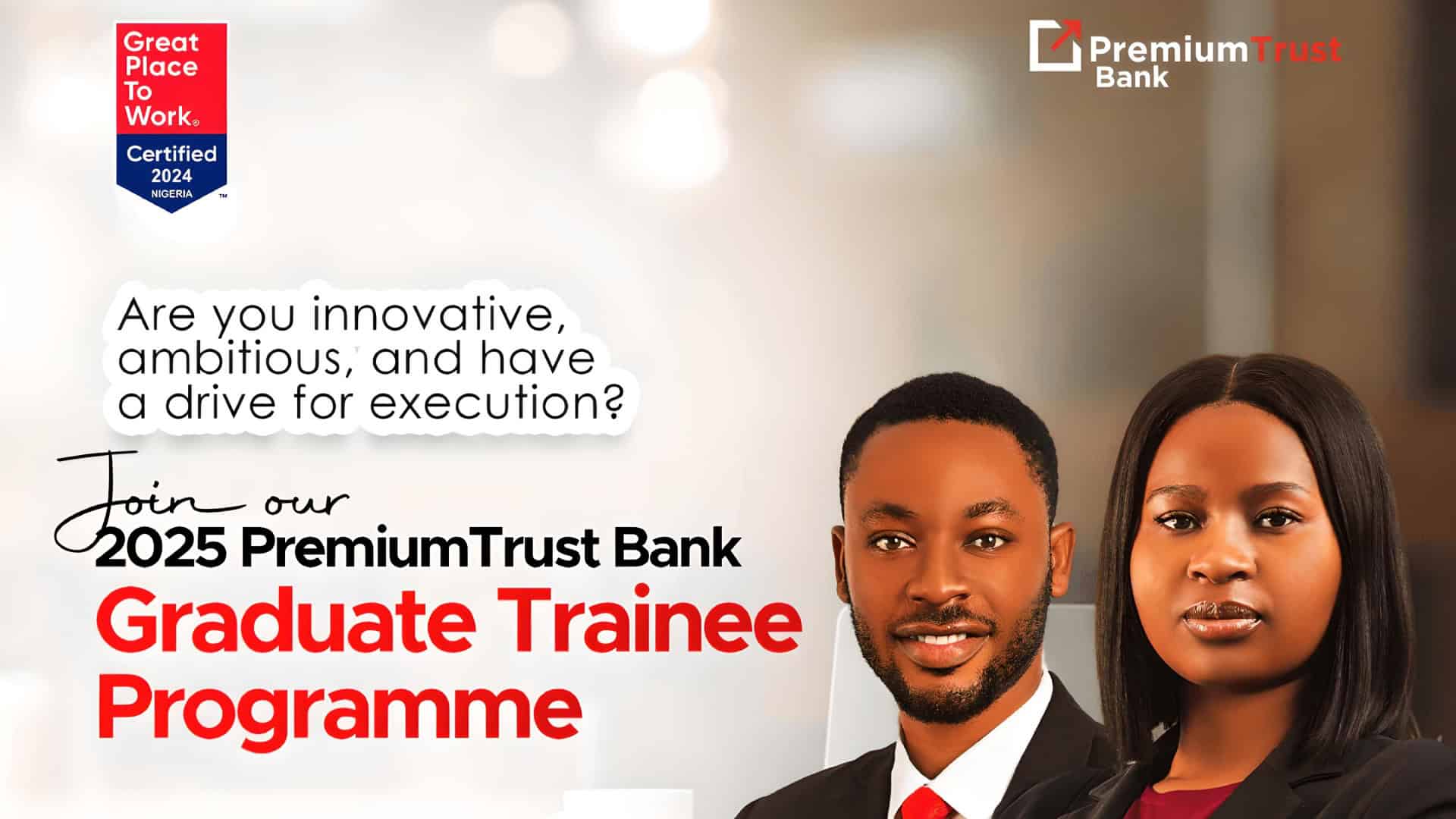 PremiumTrust Bank Graduate Trainee Program