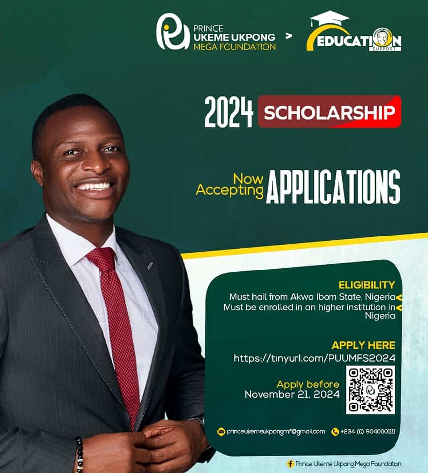 Prince Ukeme Ukpong Education Support Scholarship