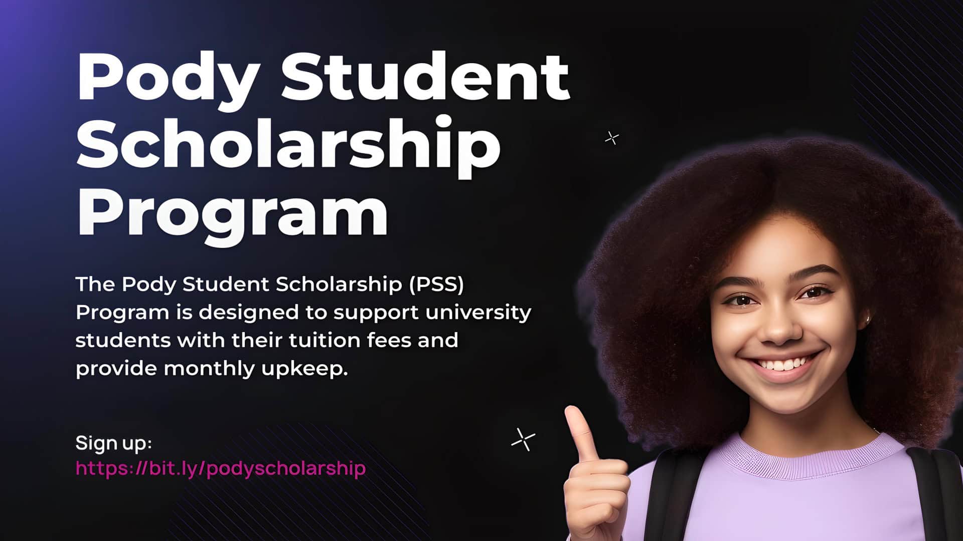 Apply for Pody Student Scholarship 2025