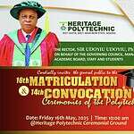 Heritage Polytechnic Matriculation & Convocation Ceremonies 2025