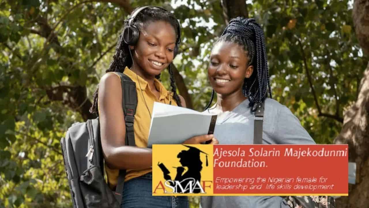 ASMAF 2025 scholarship call for female undergraduates in Nigeria