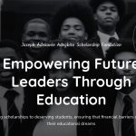 Joseph Adekunle Adegbite Scholarship 2026