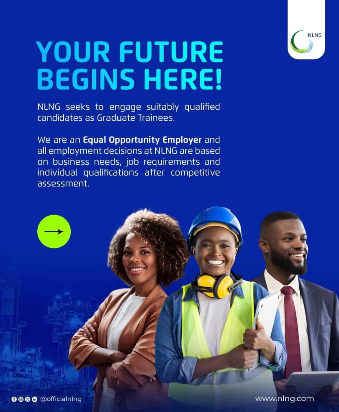 Nigeria Liquefied Natural Gas (NLNG) Graduate Trainee Recruitment 2025