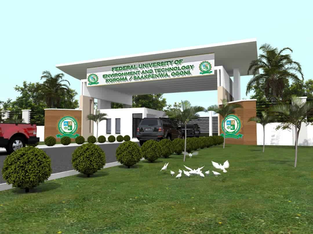 Federal University of Environment and Technology (FUET) Post UTME/Direct Entry Form for 2025/2026 Undergraduate Admission