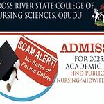 Cross River State College of Nursing Sciences, Obudu HND Programme Admission Form for 2025/2026 Academic Session