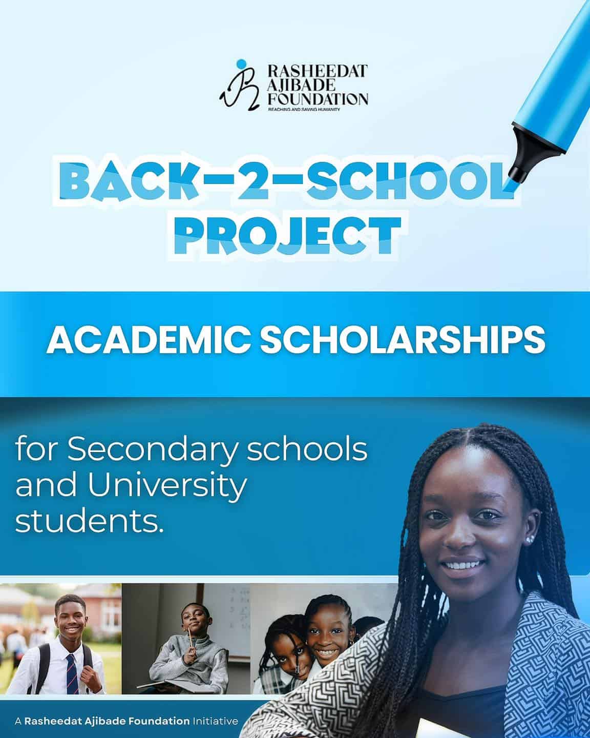 Rasheedat Ajibade Foundation Scholarship 2025 for Nigerian Students