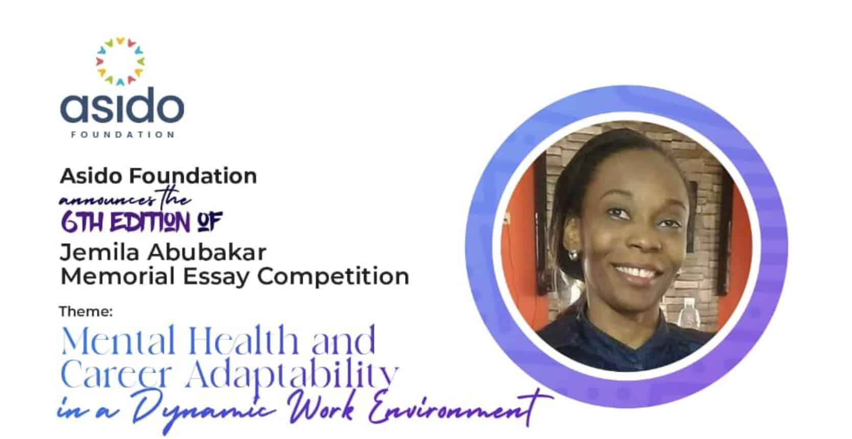 Application Now Open for the 6th Edition of the Jemila Abubakar Memorial Essay (JAME) Competition 2026