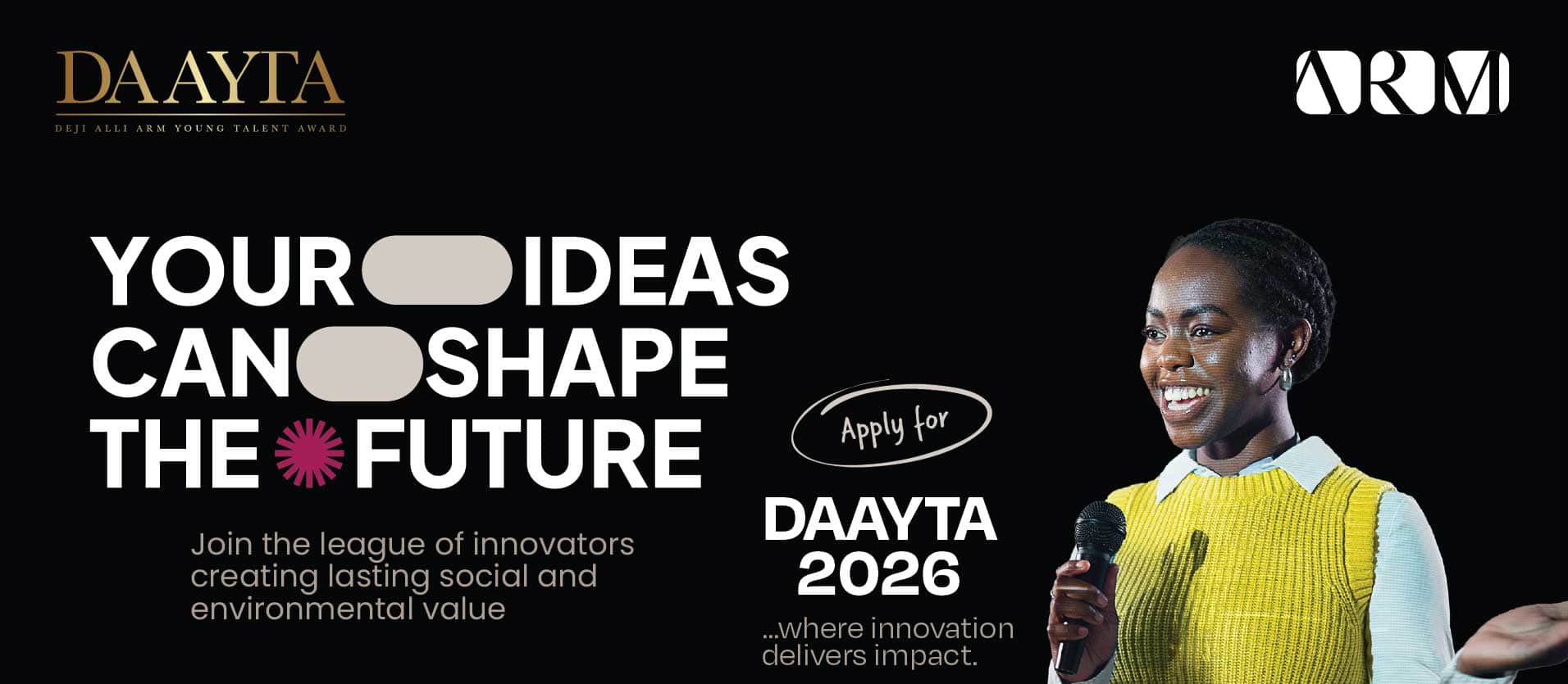 Deji Alli ARM Young Talent Award 2026