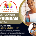 Sani Bello Foundation Scholarship 2026: Apply Now