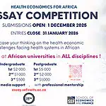Wits/PPS Health Economics for Africa Essay Competition 2026: Undergraduate and Postgraduate Guide