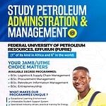 Study Petroleum Administration & Management at FUPRE