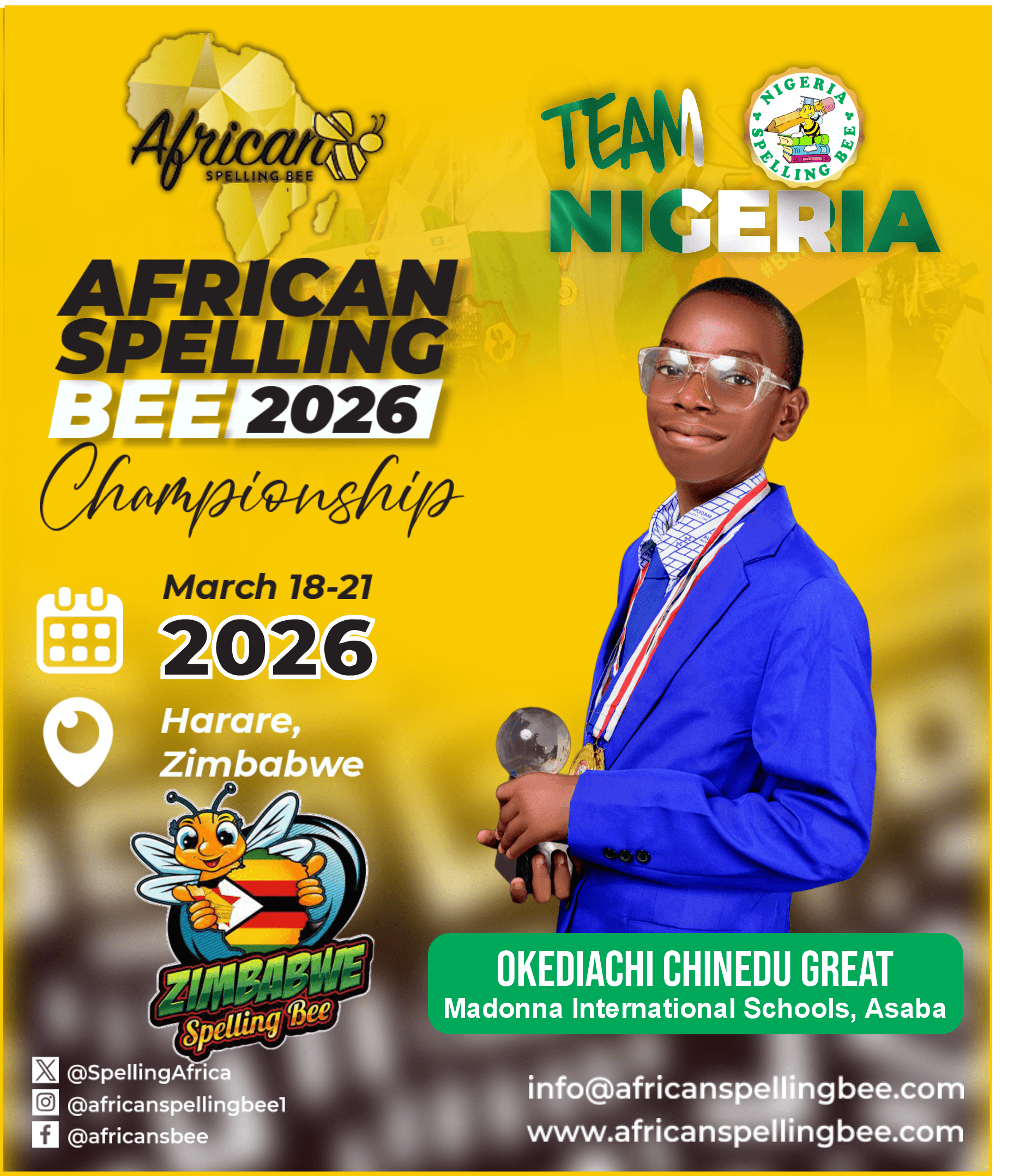 Okediachi Chinedu Great - Madonna International Schools, Asaba