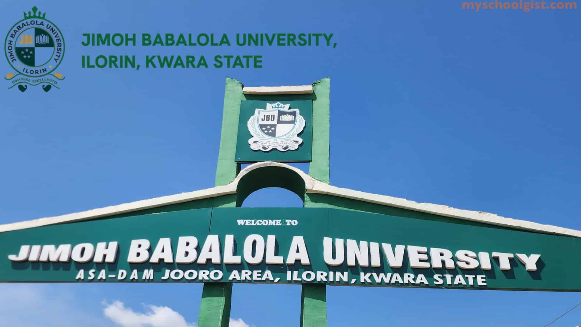 Jimoh Babalola University admission form for 2026/2027 session