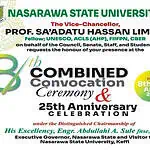 NSUK Convocation 2026 and 25th Anniversary Dates