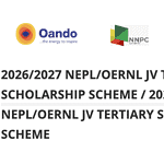 NNPC/Oando Scholarship 2026/2027 Application Guide