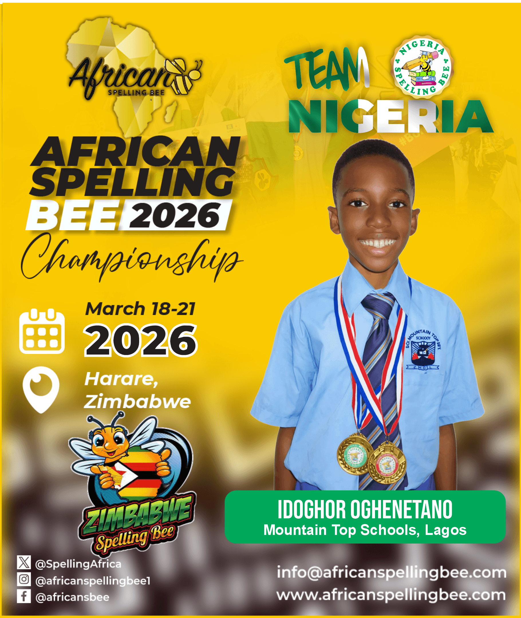 Idoghor Oghenetano - Mountain Top Schools, Lagos