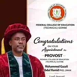 FCET Gombe new Provost Mohammed Abdul Hamid