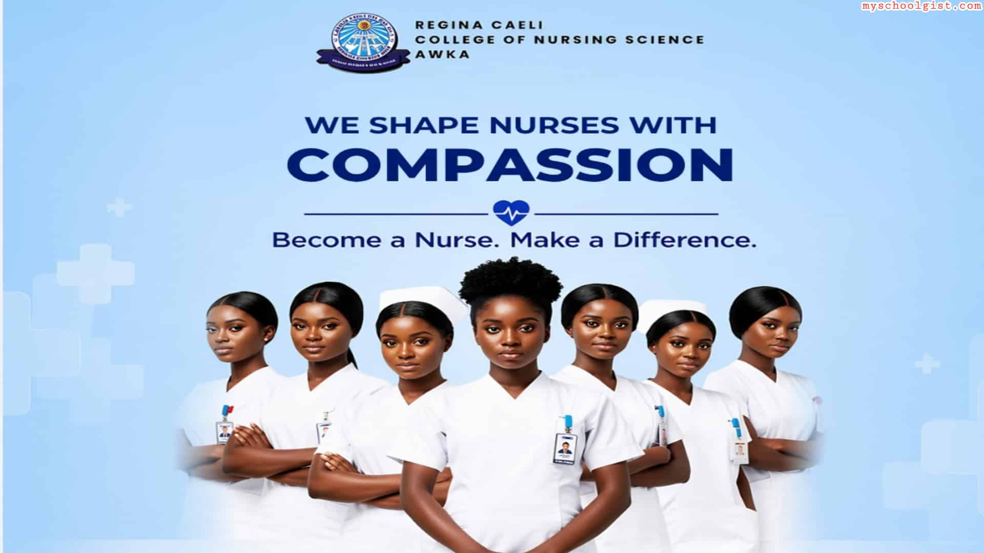Regina Caeli College of Nursing Sciences Post UTME Form 2026/2027